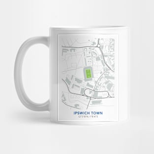 Map Desing of Portman Road Mug